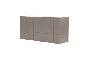 CARBON Double Dresser Stone Matte / Soft Closing Drawers | Mobital - DRE-CARB-MSTO-