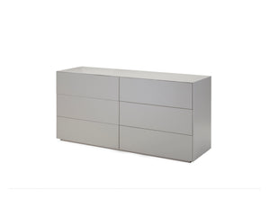 VEX Double Dresser Stone Matte / Soft Close Drawers | Mobital - DRE-VEX9-MSTO-NE