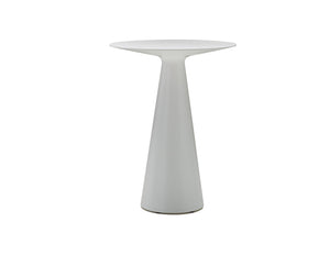 MALDIVES Bar Table White Solid Surface, Indoor-Outdoor | Mobital - DTB-MALD-WHIT-
