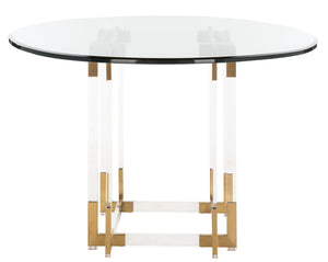 Reiner Round Acrylic Dining Table | Safavieh Couture - DUP1006