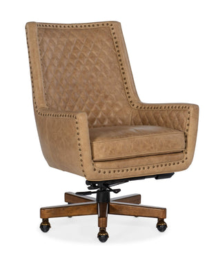 Kent Executive Swivel Tilt Chair - Brown | Hooker Furniture - EC206-081