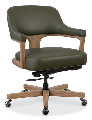Briar Executive Swivel Tilt Chair - Green | Hooker Furniture - EC225-028