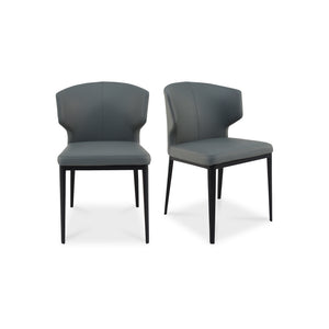 Delaney Dining Chair Grey-Set Of Two | Moe's Home Collection - EJ-1018-15