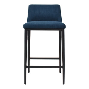 Baron Counter Stool Blue | Moe's Home Collection - EJ-1031-26
