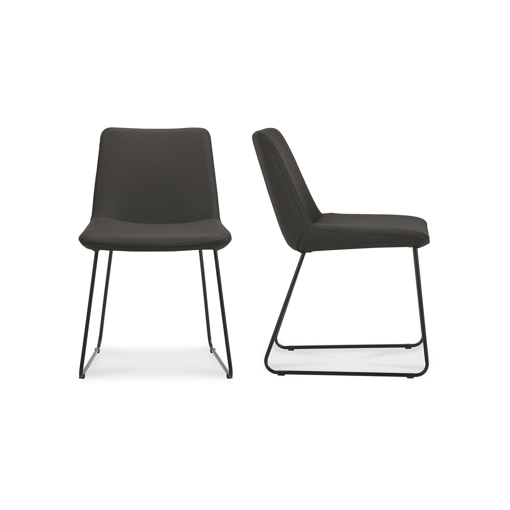 Villa Dining Chair Black-Set Of Two | Moe's Furniture - EQ-1010-02