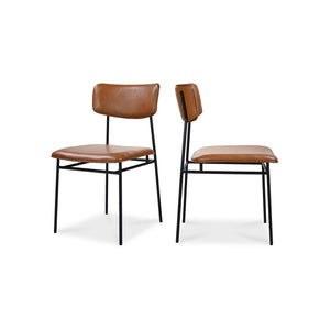 Sailor Dining Chair Brown-Set Of Two | Moe's Home Collection - EQ-1016-03