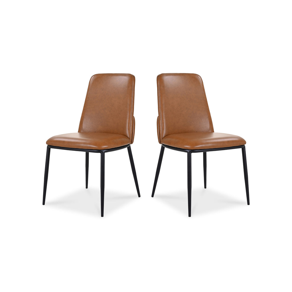 Douglas Dining Chair Brown-Set Of Two | Moe's Furniture - EQ-1017-03