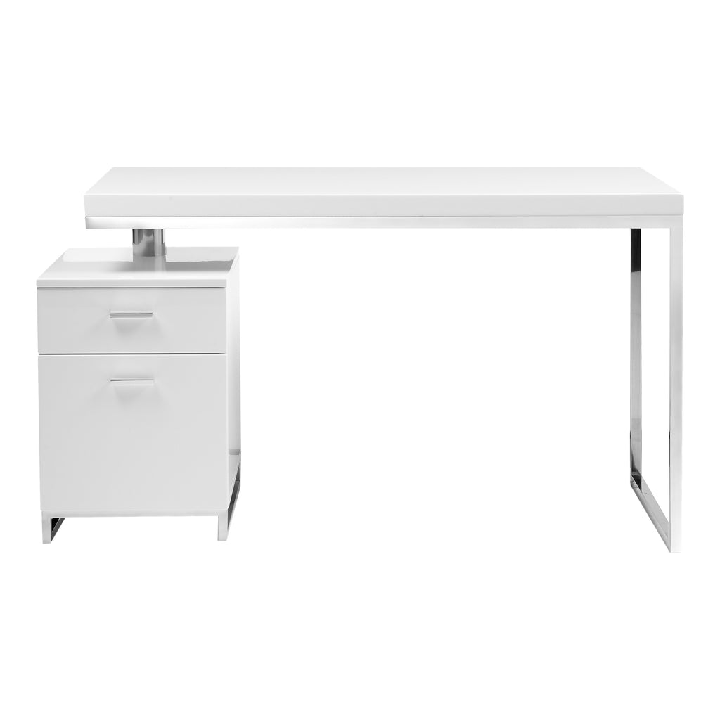 Martos Desk White | Moe's Furniture - ER-1075-18
