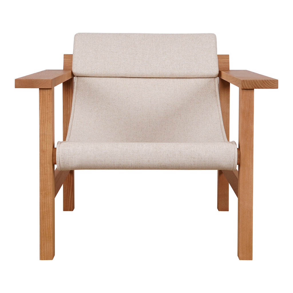 Annex Lounge Chair Flecked Linen | Moe's Furniture - EW-1004-05