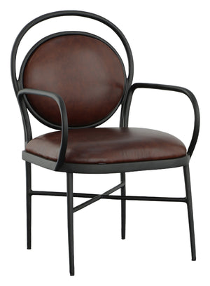 BD Collection For Fairfield Warner Leather Dining Chair | Fairfield Chair - F600-04-B