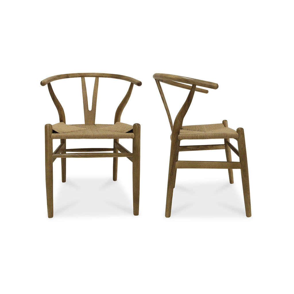Ventana Dining Chair Natural-Set Of Two | Moe's Furniture - FG-1015-24