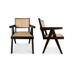 Takashi Chair Dark Brown-Set Of Two | Moe's Home Collection - FG-1022-20