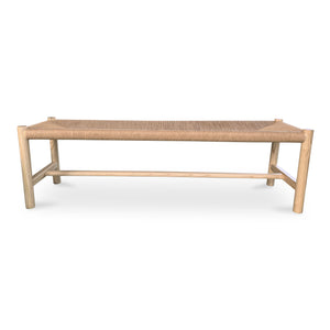 Hawthorn Bench Small Natural | Moe's Home Collection - FG-1027-24