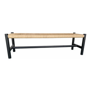 Hawthorn Bench Large Black | Moe's Home Collection - FG-1028-02