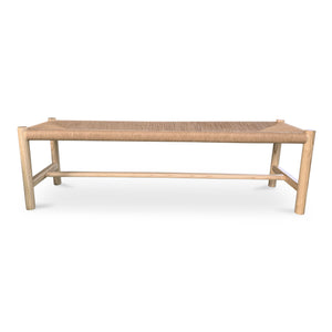 Hawthorn Bench Large Natural | Moe's Home Collection - FG-1028-24