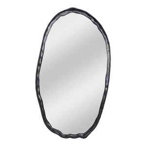 Foundry Mirror Oval Black | Moe's Home Collection - FI-1113-02