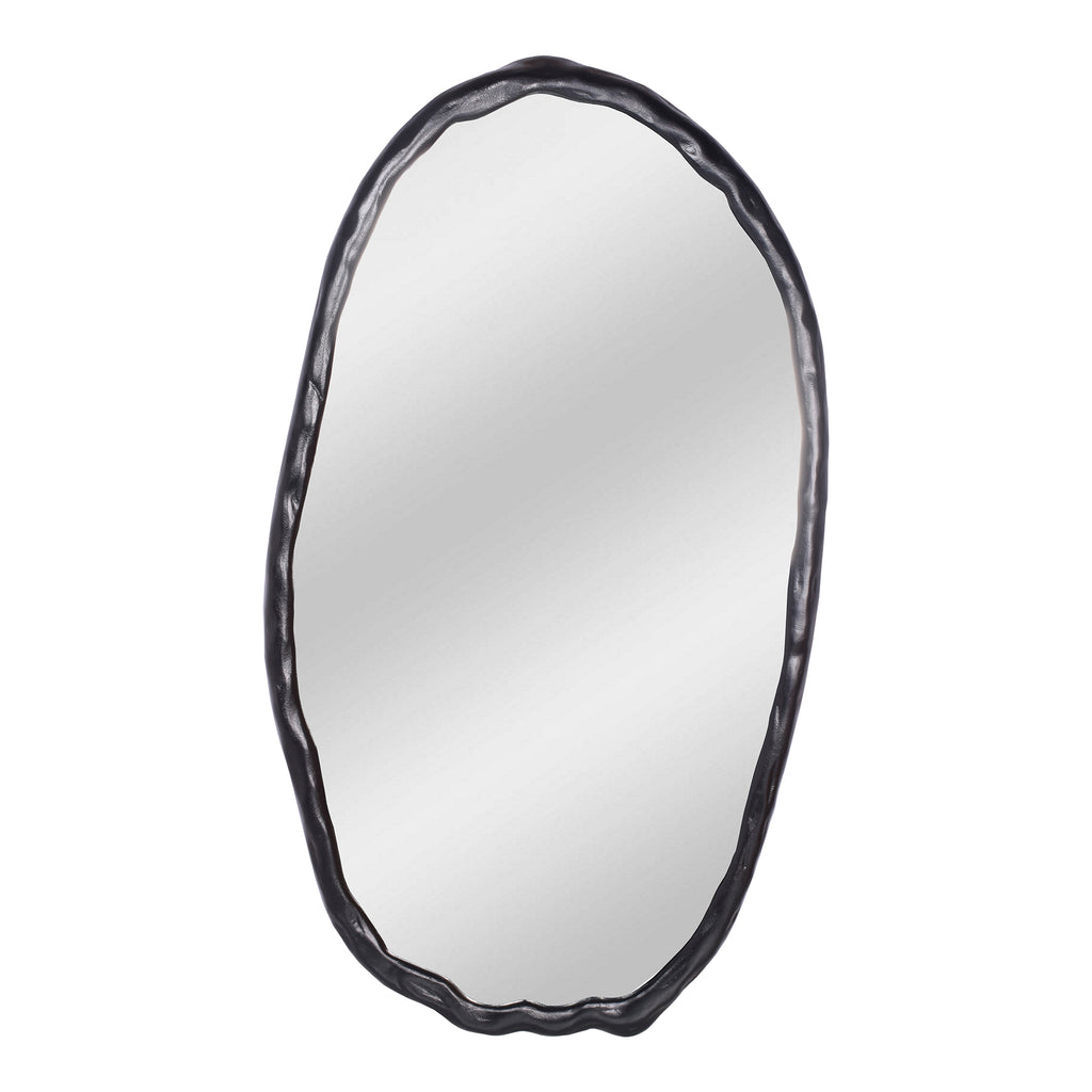 Foundry Mirror Oval Black | Moe's Furniture - FI-1113-02