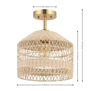 Noyuna Flush Mount | Safavieh - FLU4107