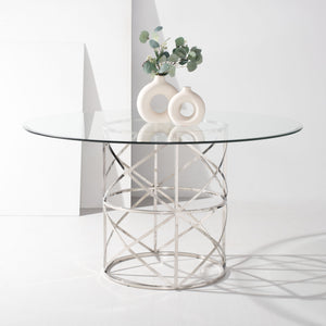 Ren 54" Glass Top Dining Table | Safavieh Couture - FOX9053