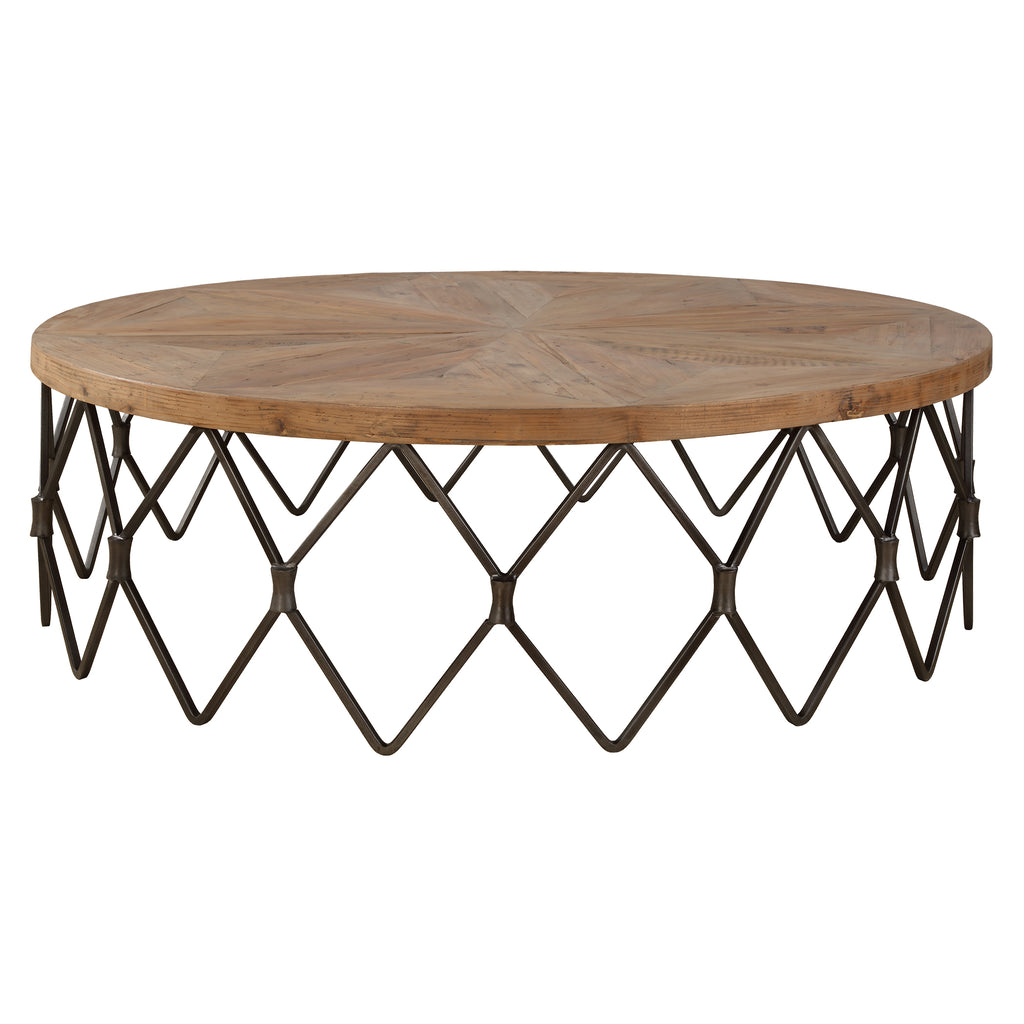 Uttermost Chain Reaction Wooden Coffee Table - 22998