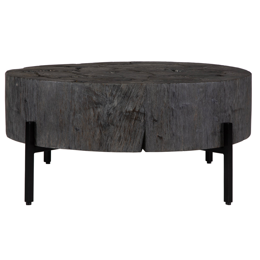 Uttermost Adjoin Rustic Black Coffee Table - 24462