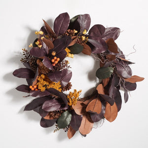 Faux 30" Magnolia Leaf Wreath | Safavieh - FXP1047