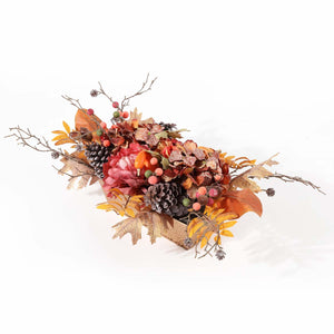 Safavieh Faux 25 Inch Peony & Pumpkin Potted Arrangement , FXP1057
