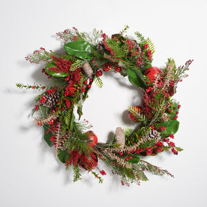 Faux 30" Myrtle LED Wreath | Safavieh - FXP1092