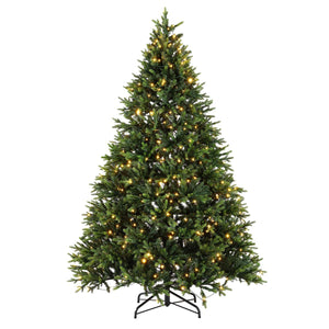 Safavieh 7.5 Ft Pre-Lit Artificial Christmas Tree, FXP2015