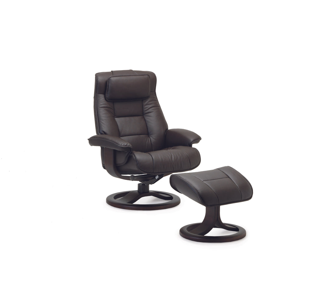Comfort Collection - Mustang R Large Chair - NL Black 101 R Frame Finish Below| Fjords - 911UPI-004