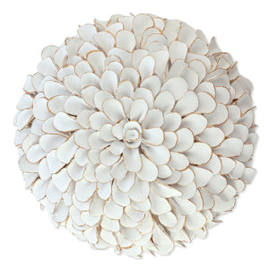 Button Flower Wall Art, White I | John Richard - GBG-3194