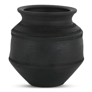 Astra Vessel Black Terracotta | Moe's Home Collection - GK-1136-02