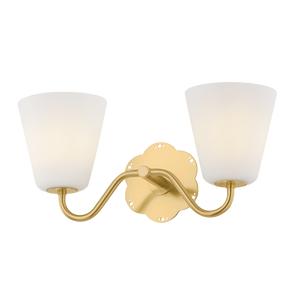 LEONELLA Bath And Vanity - Aged Brass | Mitzi Lighting - H1017302-AGB