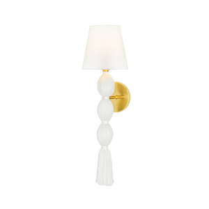 Indra Wall Sconce - Aged Brass | Mitzi Lighting - H1021101-AGB