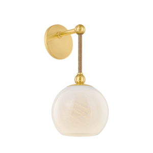 ABBIE Wall Sconce - Aged Brass | Mitzi Lighting - H1040101-AGB