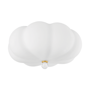 DEMILLE Flush Mount - Aged Brass | Mitzi Lighting - H1044502-AGB