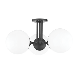 Stella Semi Flush | Mitzi Lighting - H105603-OB