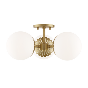 Paige Semi Flush | Mitzi Lighting - H193603-AGB