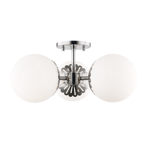 Paige Semi Flush | Mitzi Lighting - H193603-PN