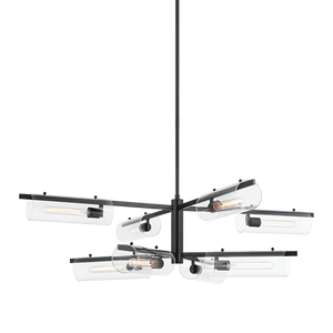 Ariel Chandelier | Mitzi Lighting - H326808-SBK