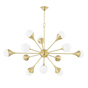 Ariana Chandelier | Mitzi Lighting - H375812-AGB