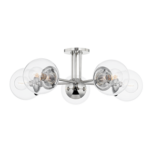 Meadow Semi Flush | Mitzi Lighting - H503605-PN