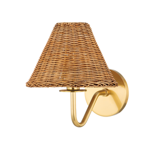 Issa Wall Sconce | Mitzi Lighting - H704101-AGB