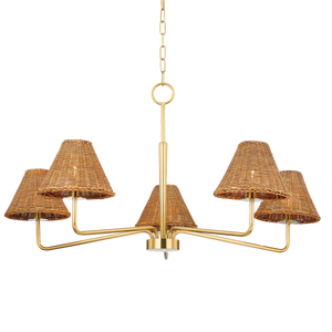 Issa Chandelier | Mitzi Lighting - H704805-AGB