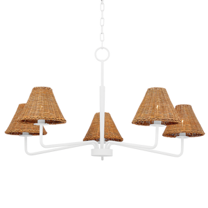 Issa Chandelier | Mitzi Lighting - H704805-TWH