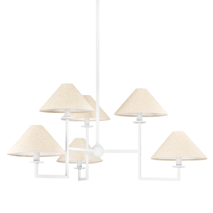 GLADWYNE Chandelier | Mitzi Lighting - H760806-TWH