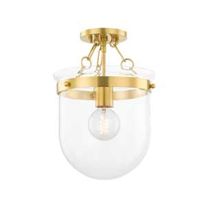 DUNBAR Semi Flush | Mitzi Lighting - H763601-AGB