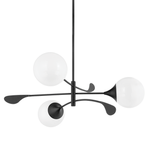 VICTORIA Chandelier | Mitzi Lighting - H812803-TBK
