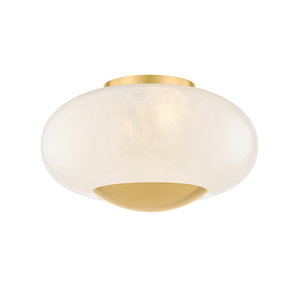 LOTTIE Flush Mount - Aged Brass | Mitzi Lighting - H899501-AGB