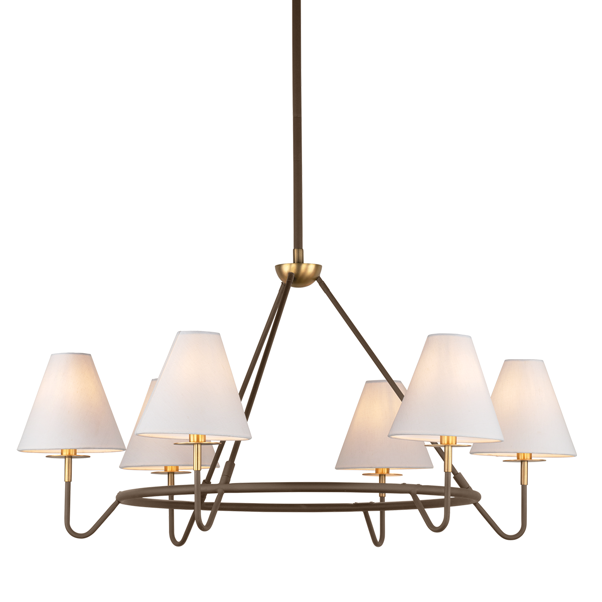 POLLY Chandelier | Mitzi Lighting - H984806-AGB/BRZ